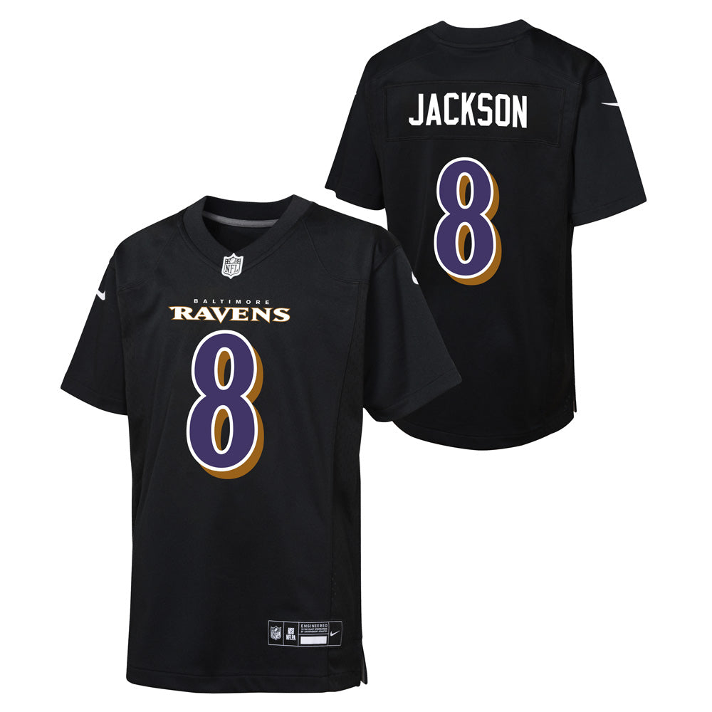 NFL Baltimore Ravens Lamar Jackson Youth Nike Alternate Game Jersey