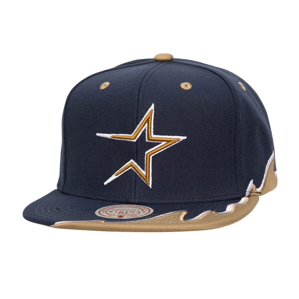 MLB Houston Astros Mitchell &amp; Ness Rising Tide Snapback