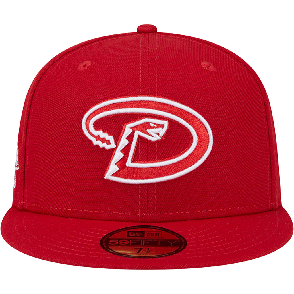 MLB Arizona Diamondbacks New Era Scarlet Side Patch 59FIFTY Hat