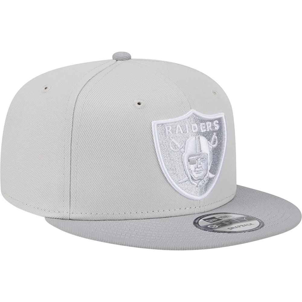 NFL Las Vegas Raiders New Era Two-Tone Color Pack Overcast 9FIFTY Snapback