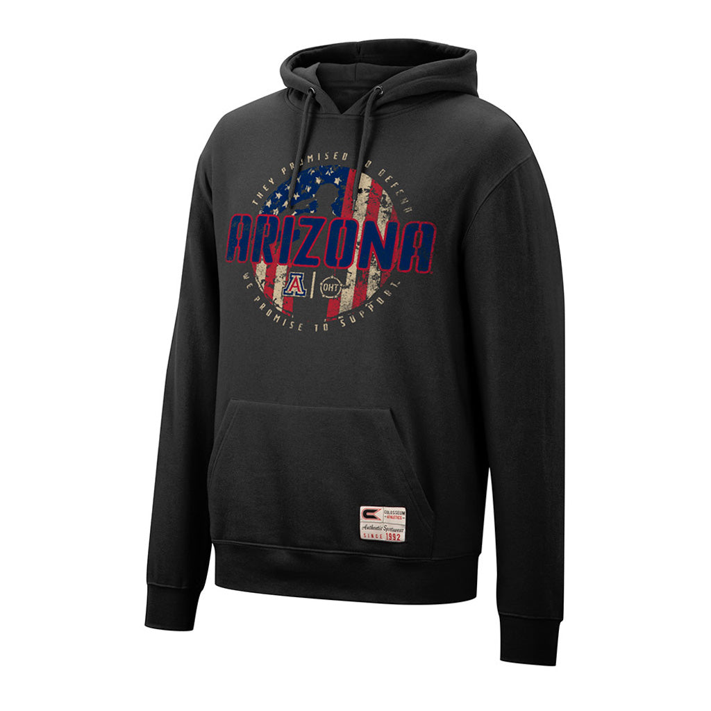 NCAA Arizona Wildcats Colosseum OHT Salute Campus Pullover Hoodie