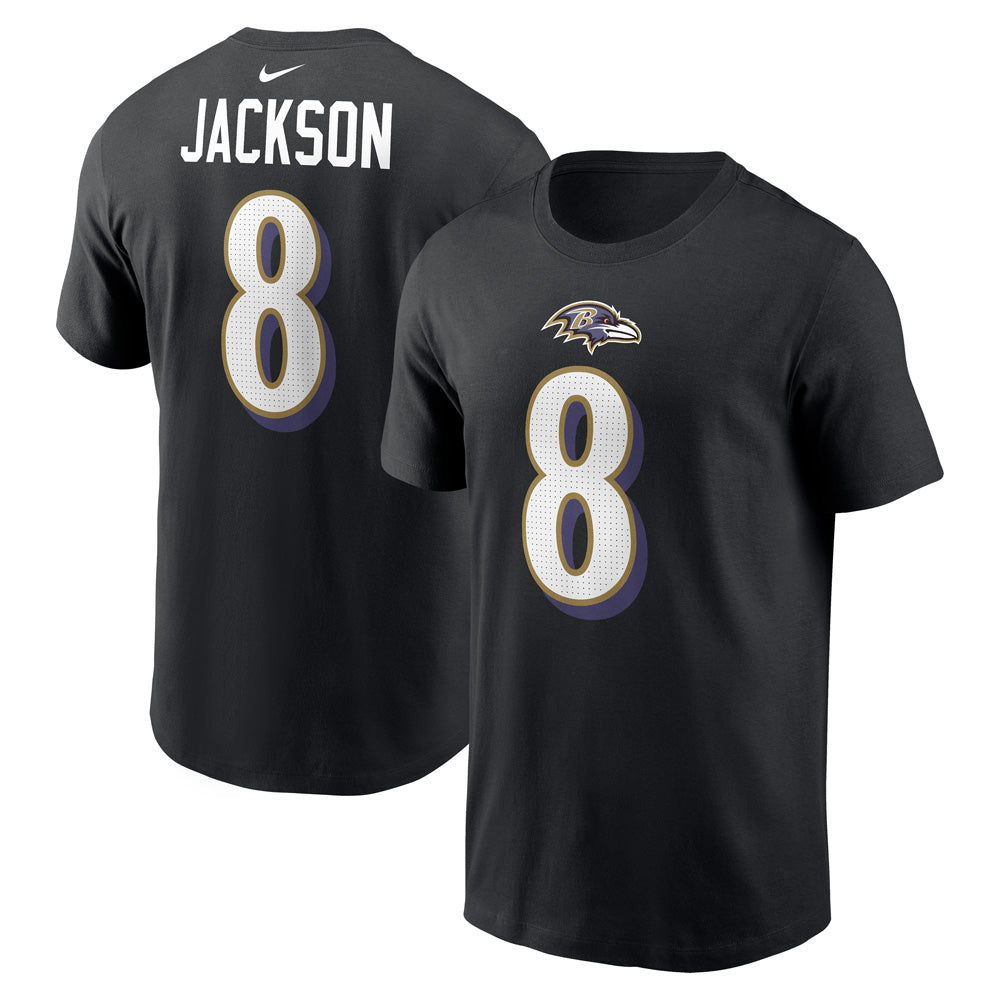 NFL Baltimore Ravens Lamar Jacksons Nike Player Pride Name &amp; Number Tee