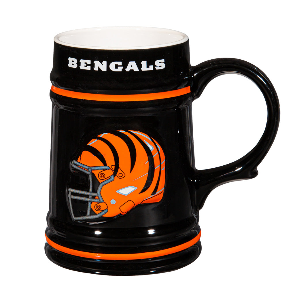 NFL Cincinnati Bengals Evergreen 24oz Ceramic Stein Cup