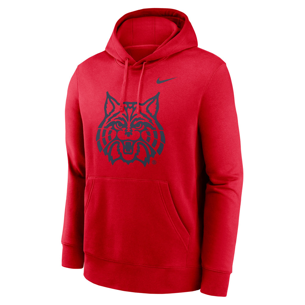 NCAA Arizona Wildcats Nike Cat Logo Club Fleece Pullover Hoodie