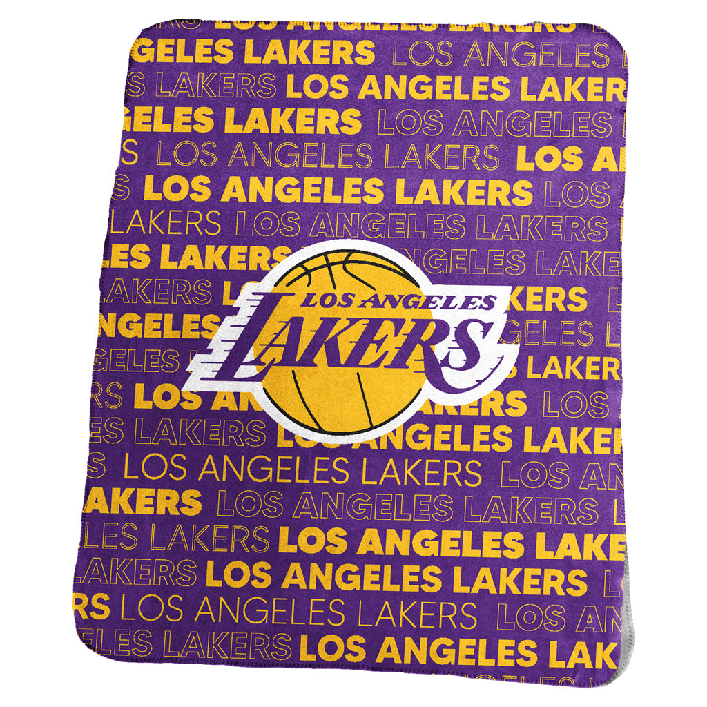 NBA Los Angeles Lakers Logo Brands 50x60 Classic Fleece Blanket