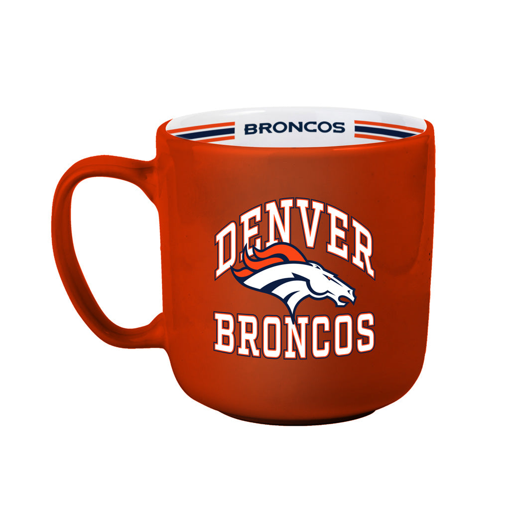 NFL Denver Broncos Logo Brands 15oz Stripe Mug