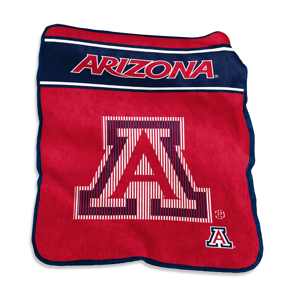 NCAA Arizona Wildcats Logo Brands 60x80 Raschel