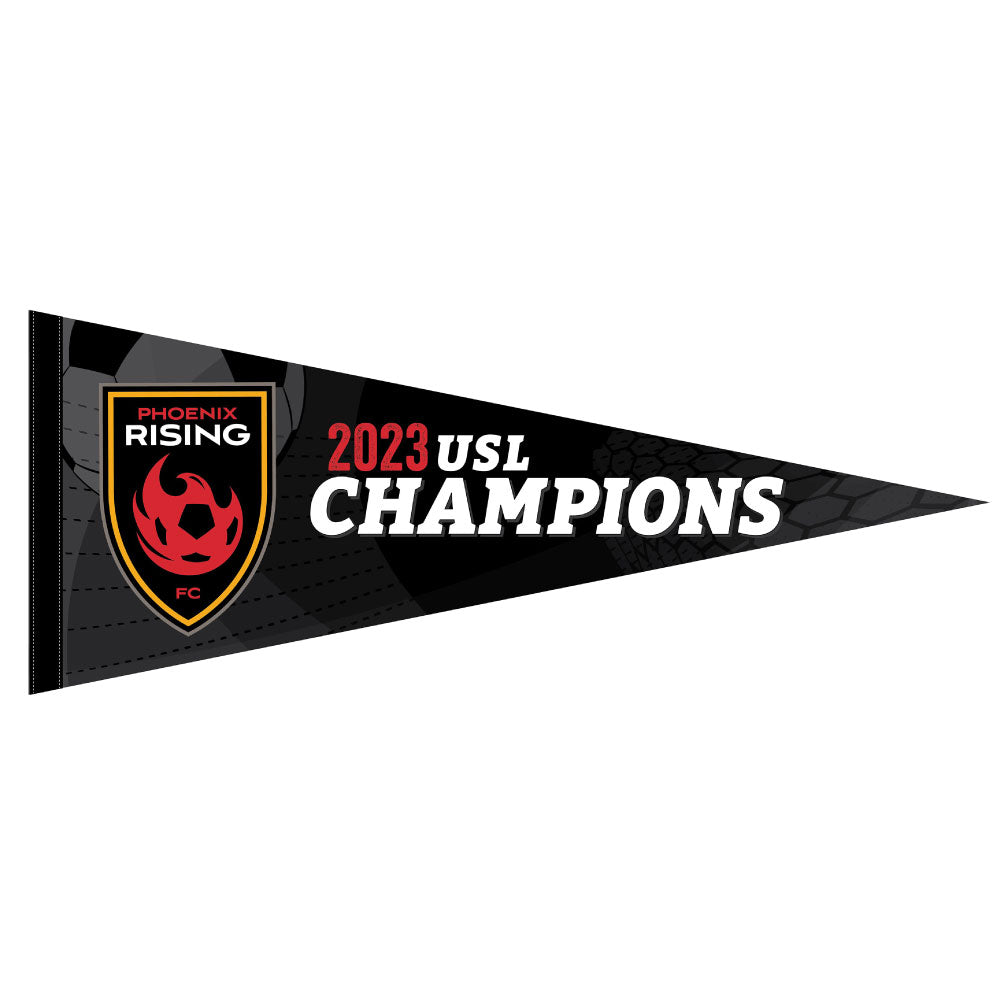 Phoenix Rising WinCraft 2023 USL Champions Premium Pennant