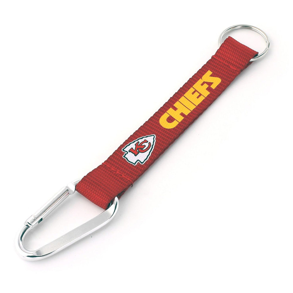 NFL Kansas City Chiefs Aminco Carabiner Lanyard Keychain