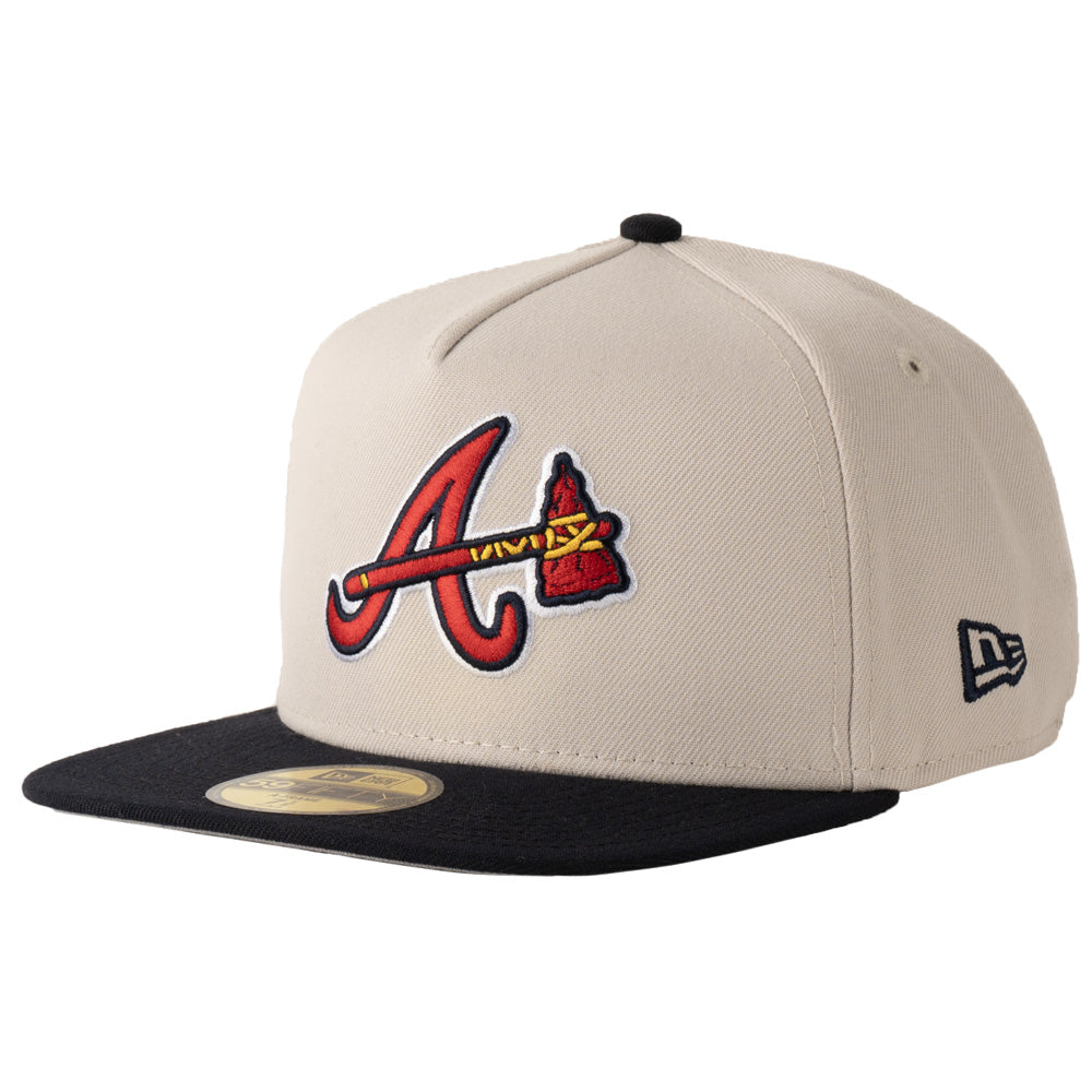 MLB Atlanta Braves New Era Stone A-Frame 59FIFTY Fitted