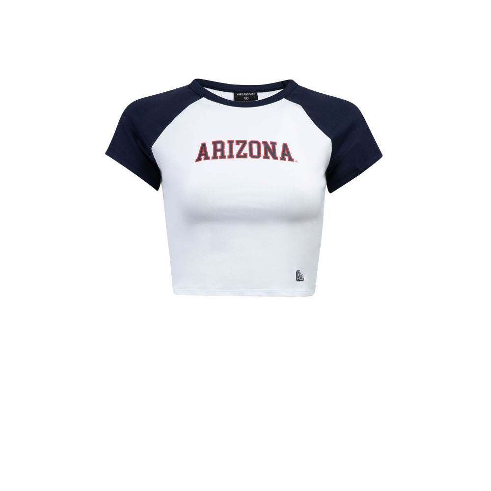 NCAA Arizona Wildcats Women&#39;s Hype &amp; Vice Homerun Tee