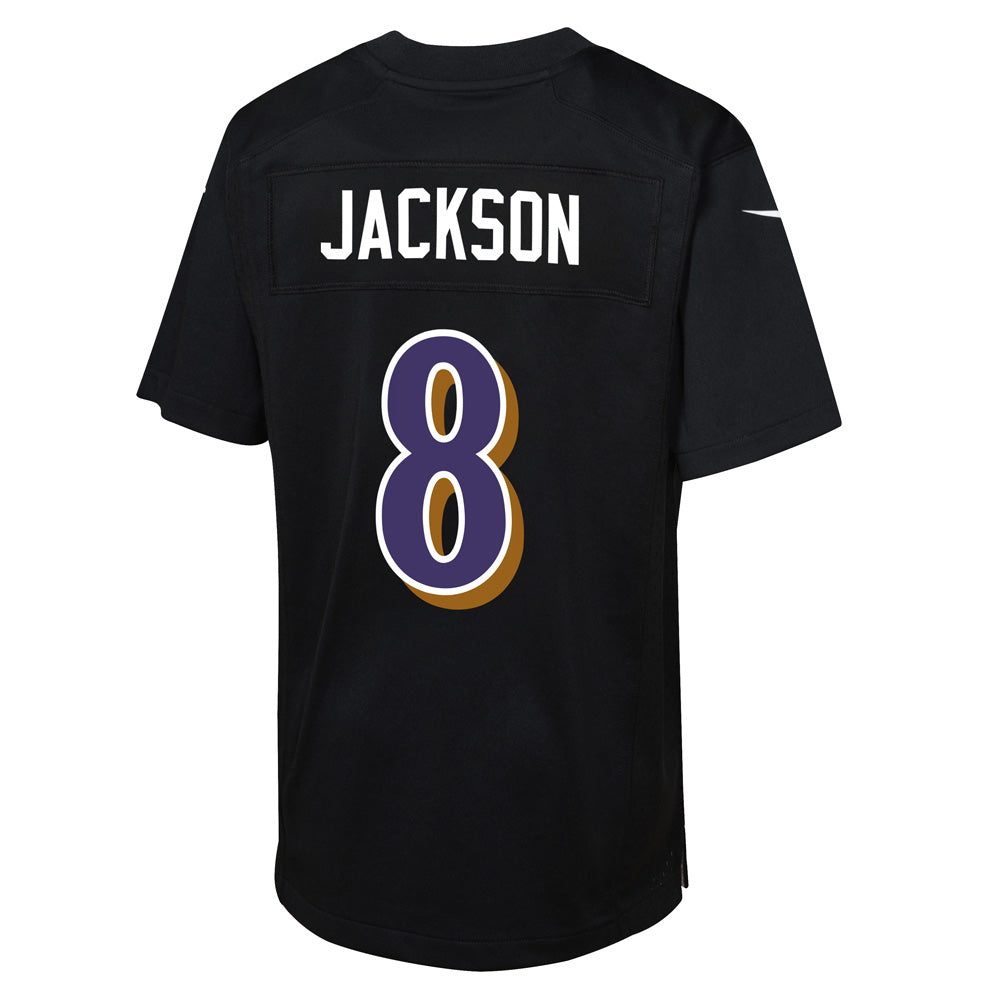 NFL Baltimore Ravens Lamar Jackson Youth Nike Alternate Game Jersey