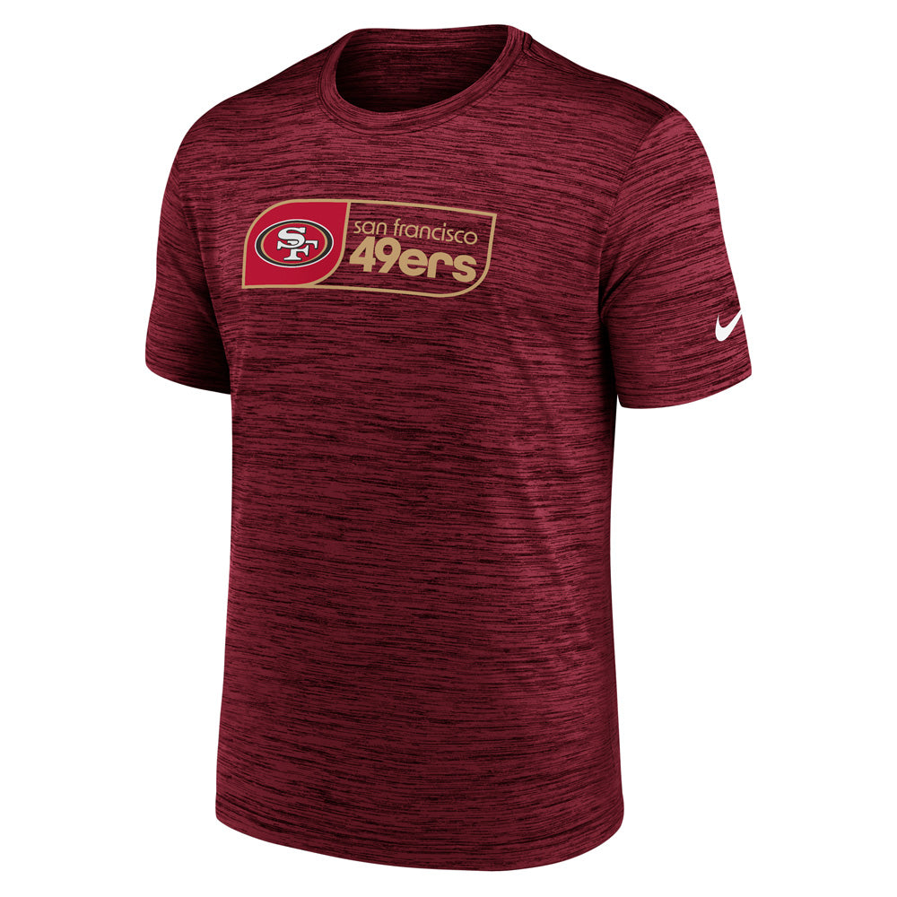 NFL San Francisco 49ers Nike Jock Tag Velocity T-Shirt - Red