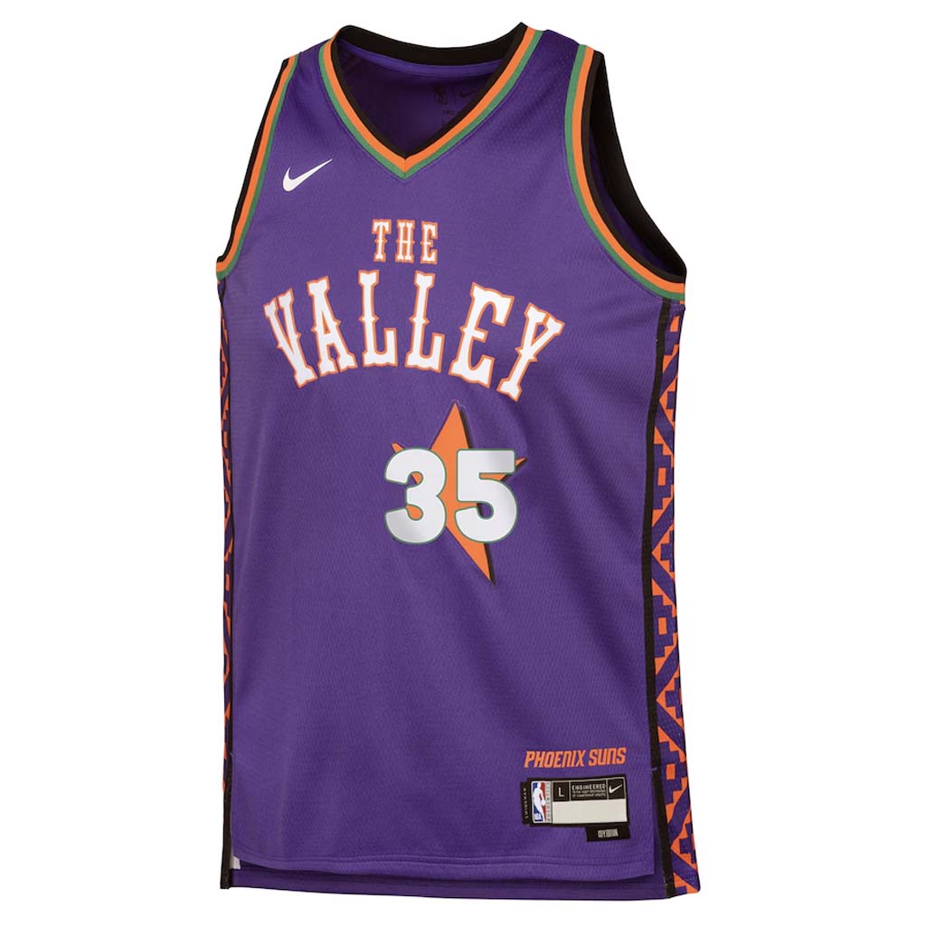 NBA Phoenix Suns Kevin Durant Youth Nike 2024/25 City Edition Swingman Jersey