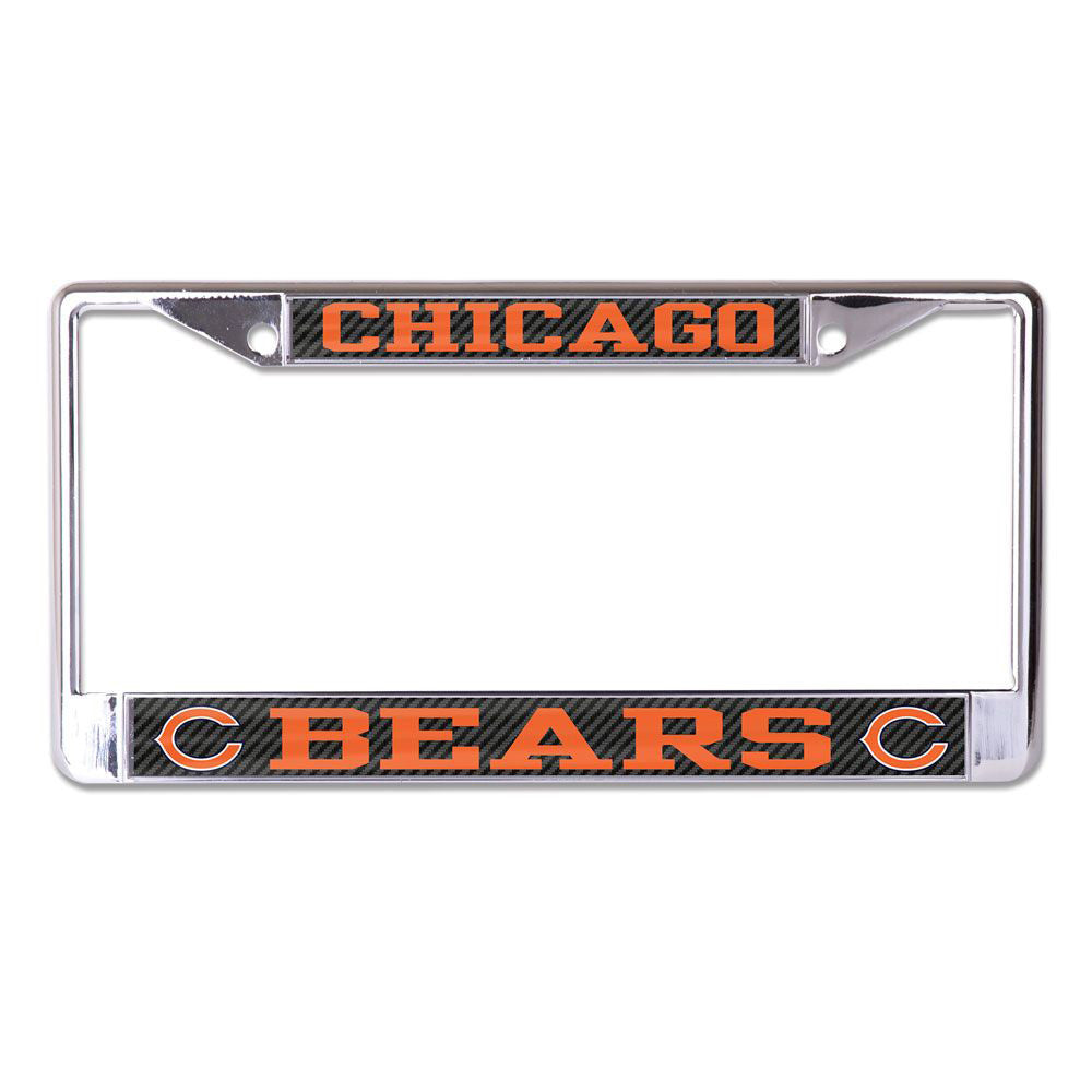 NFL Chicago Bears WinCraft Carbon License Plate Frame