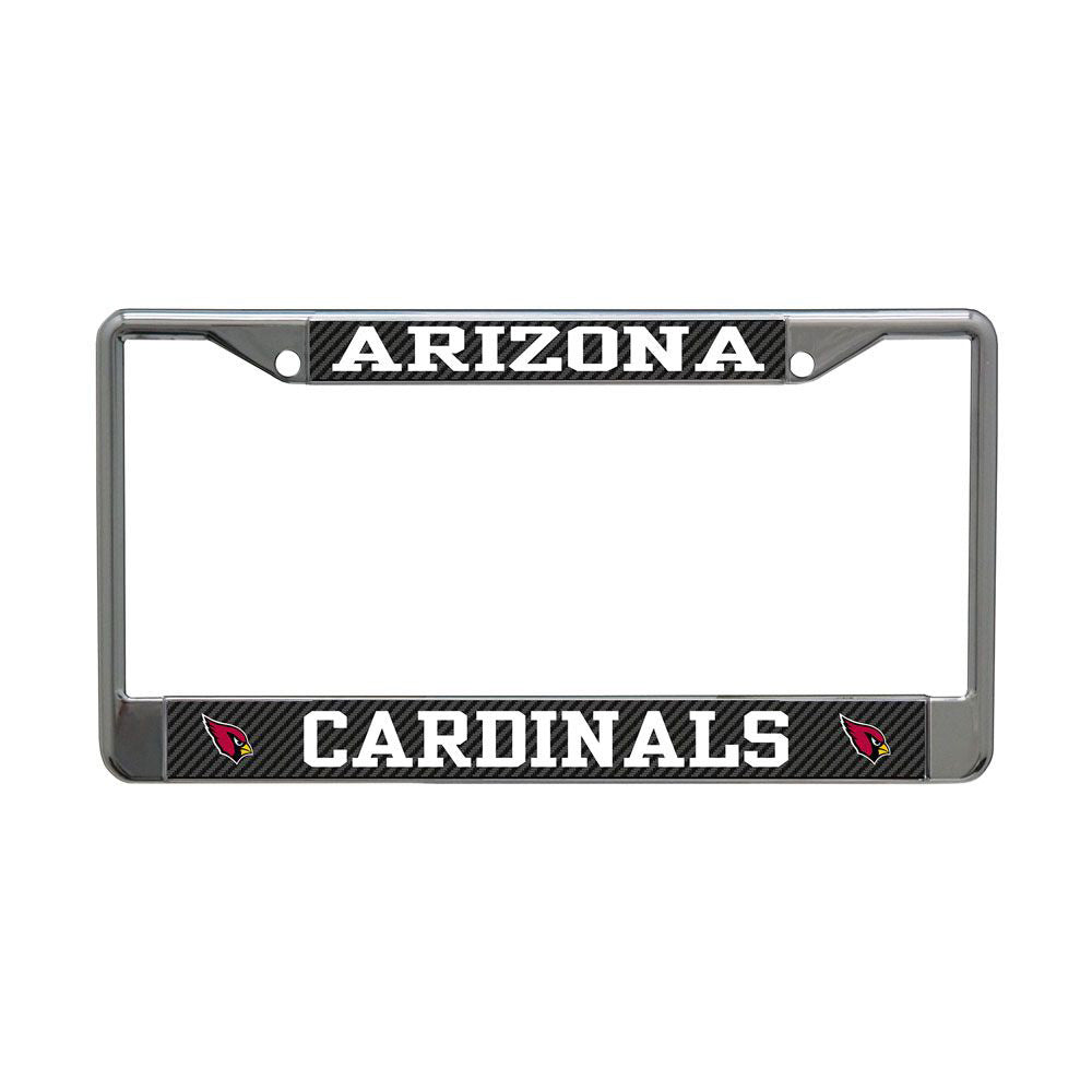 NFL Arizona Cardinals WinCraft Carbon License Plate Frame