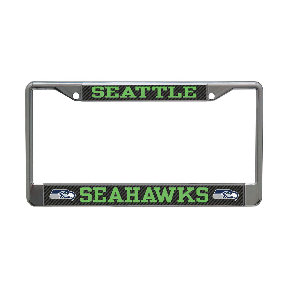 NFL Seattle Seahawks WinCraft Carbon License Plate Frame