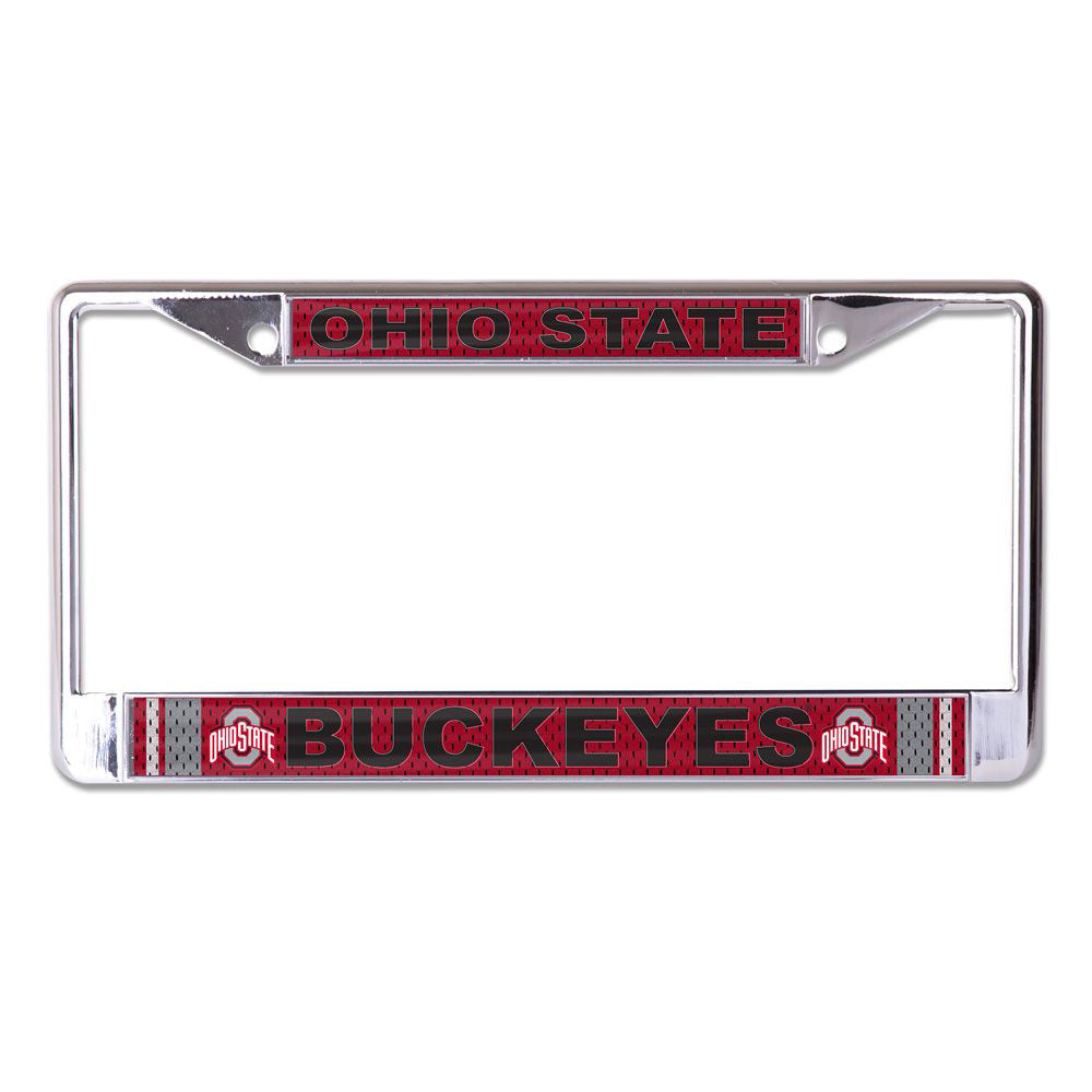 NCAA Ohio State Buckeyes WinCraft Jersey License Plate Frame