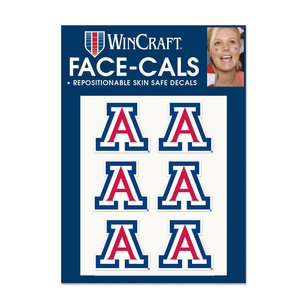 NCAA Arizona Wildcats WinCraft 6-pack Primary Logo Face-Cals