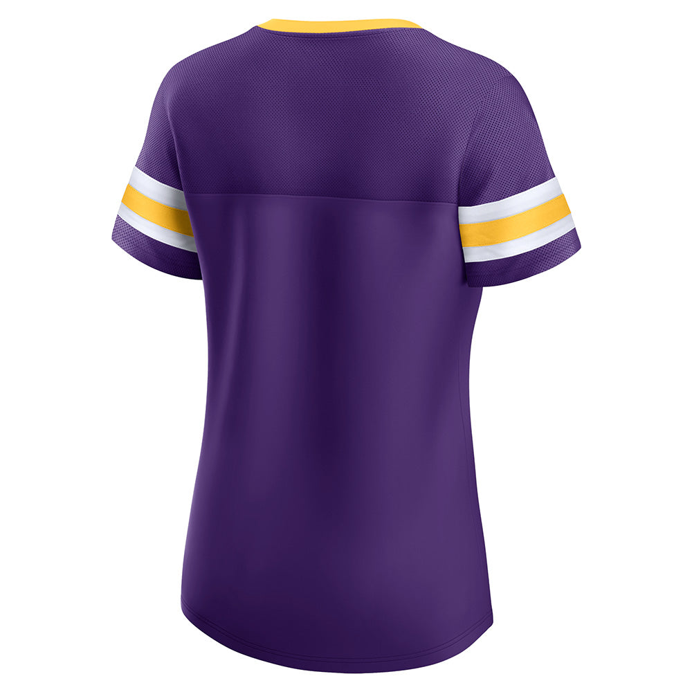 NFL Minnesota Vikings Women&#39;s Fanatics Original State Lace-Up Top