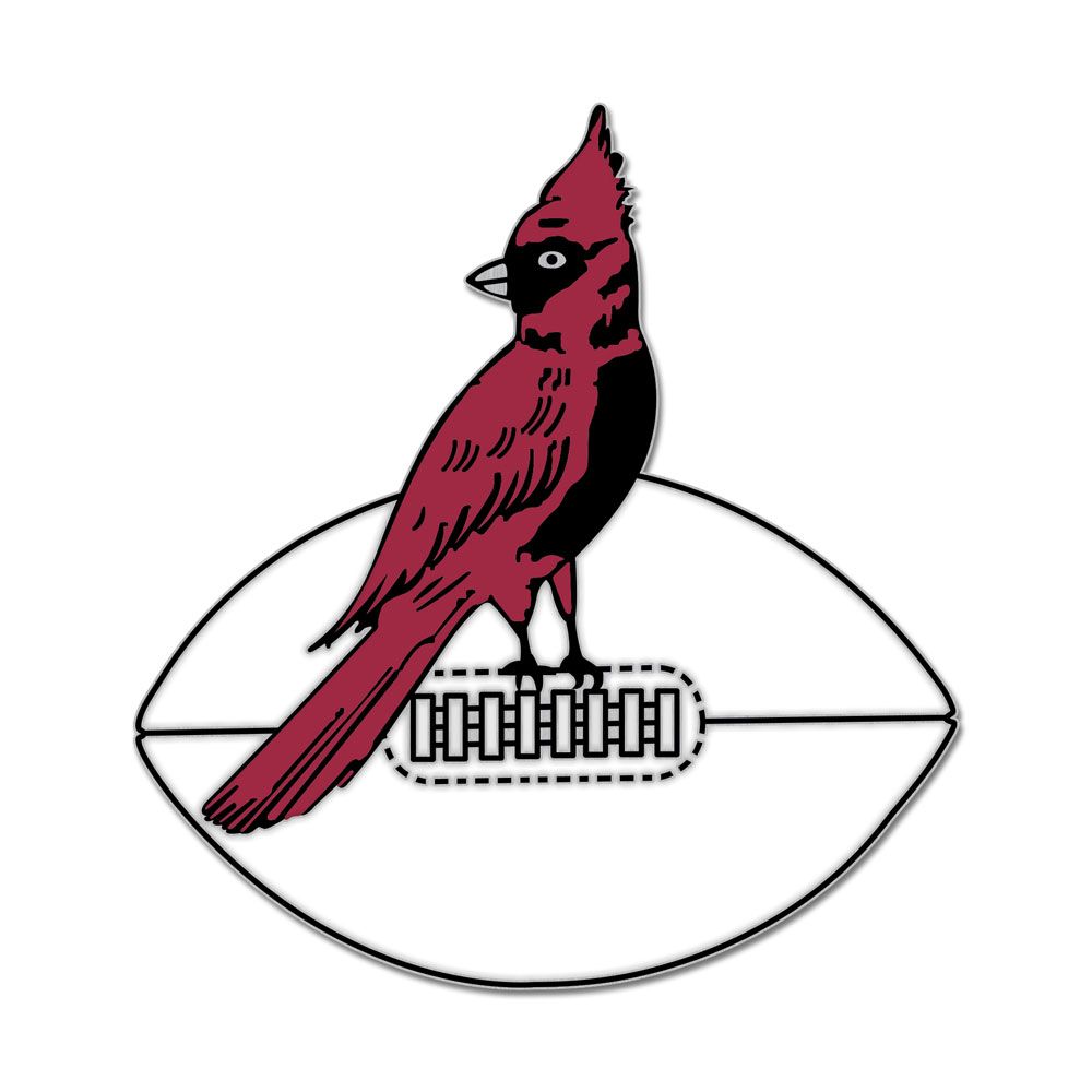 Wincraft Arizona Cardinals Retro Logo 4x4 Decal