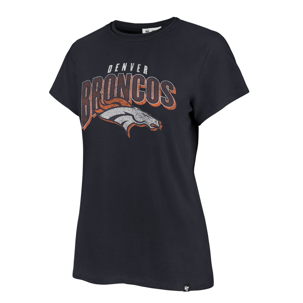 NFL Denver Broncos Women&#39;s &#39;47 Treasure Frankie Tee