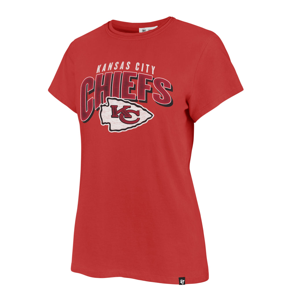 NFL Kansas City Chiefs Women's '47 Treasure Frankie Tee - Just Sports