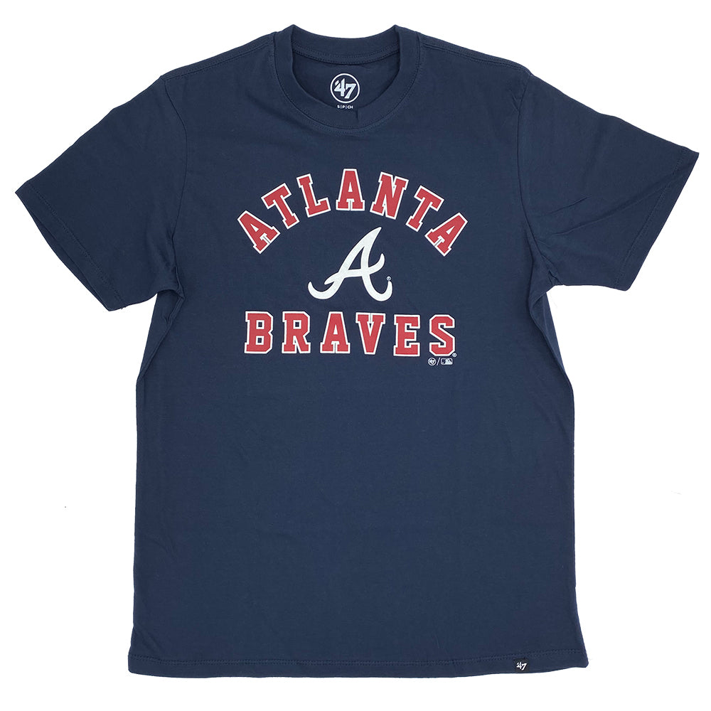 MLB Atlanta Braves &#39;47 Varsity Arch Tee - Navy