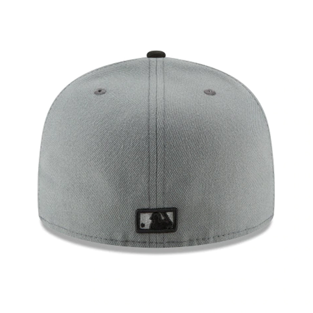 MLB Los Angeles Dodgers New Era Two-Tone Basic 59FIFTY - Gray/Black Hat