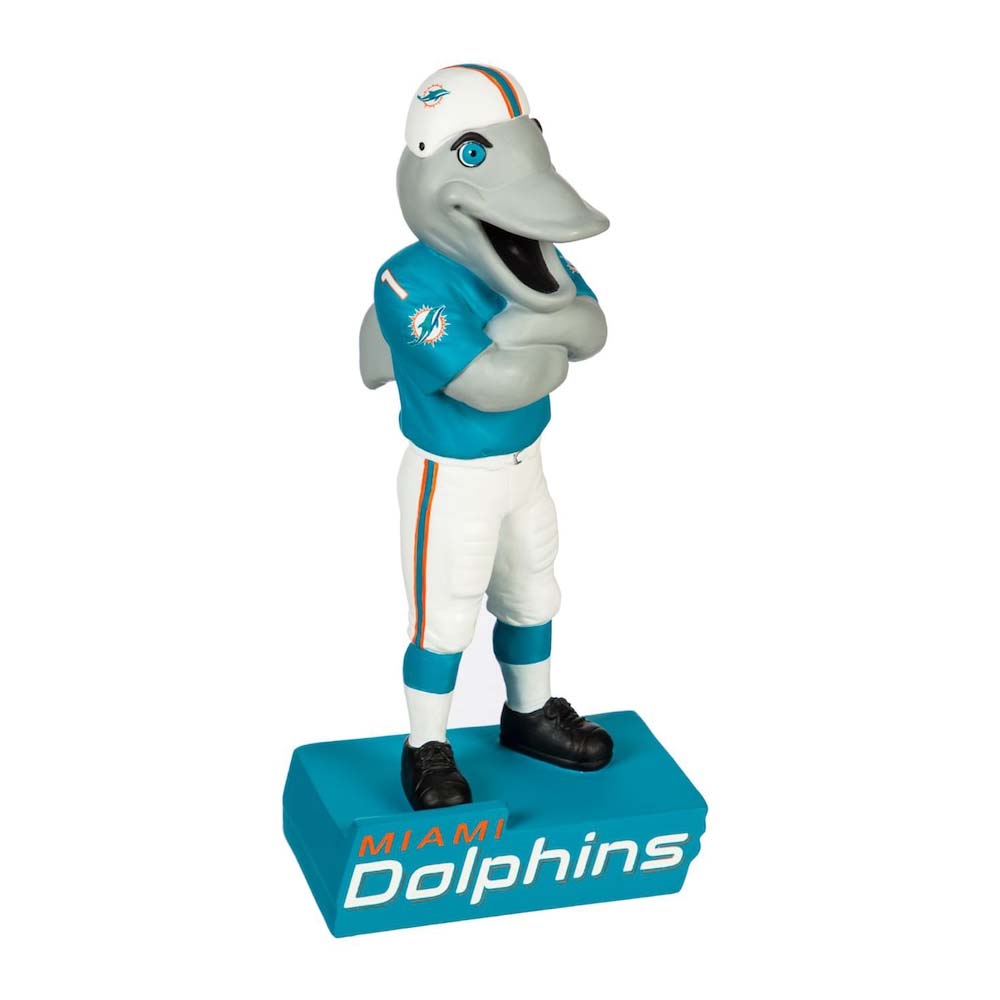 NFL Miami Dolphins Evergreen 16&quot; Mascot Statue