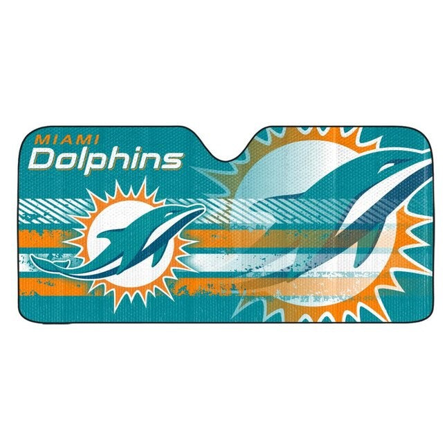 NFL Miami Dolphins Logo Auto Sun Shade - Just Sports