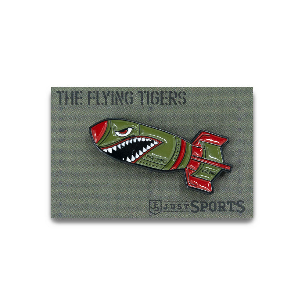 Just Sports Flying Tigers Missile Pin