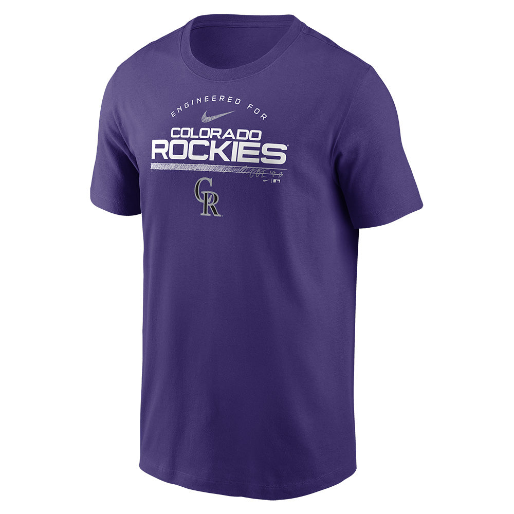 MLB Colorado Rockies Nike Team Engineered T-Shirt - Purple