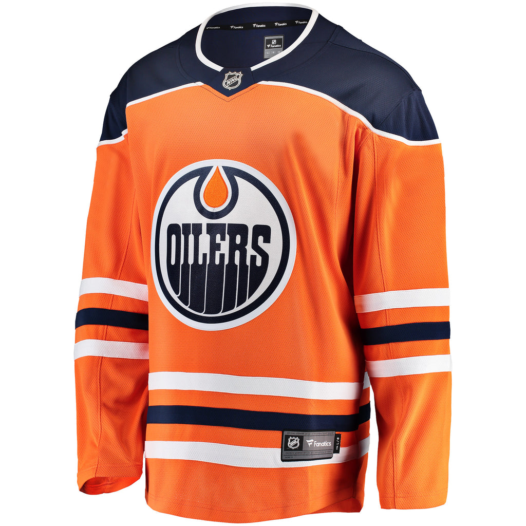 Edmonton Oilers Fanatics Breakaway NHL Jersey Home Blue