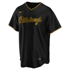Black Nike MLB Pittsburgh Pirates Alternate Jersey