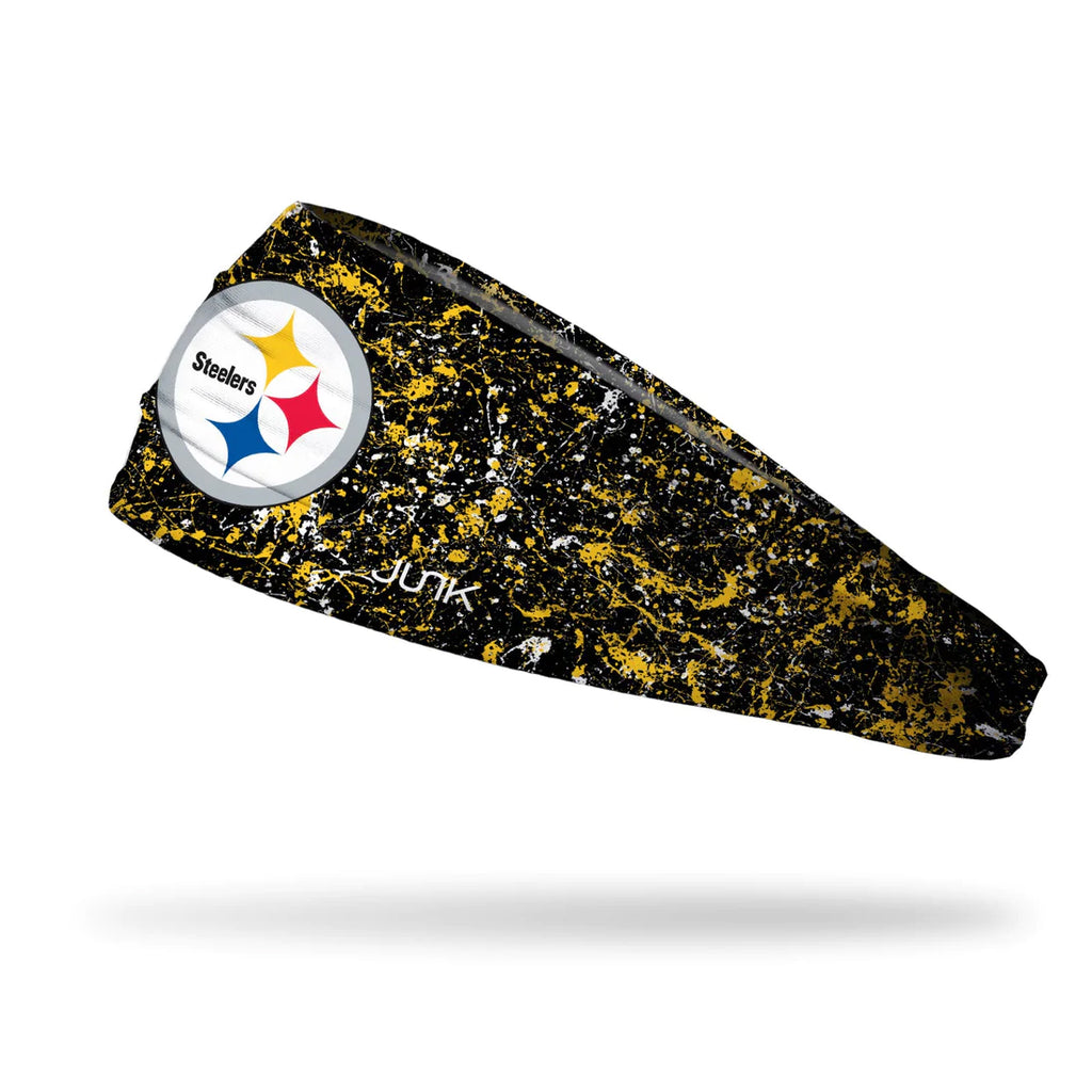 Girls Pittsburgh Steelers Headband, Girls Steelers Shabby Chic