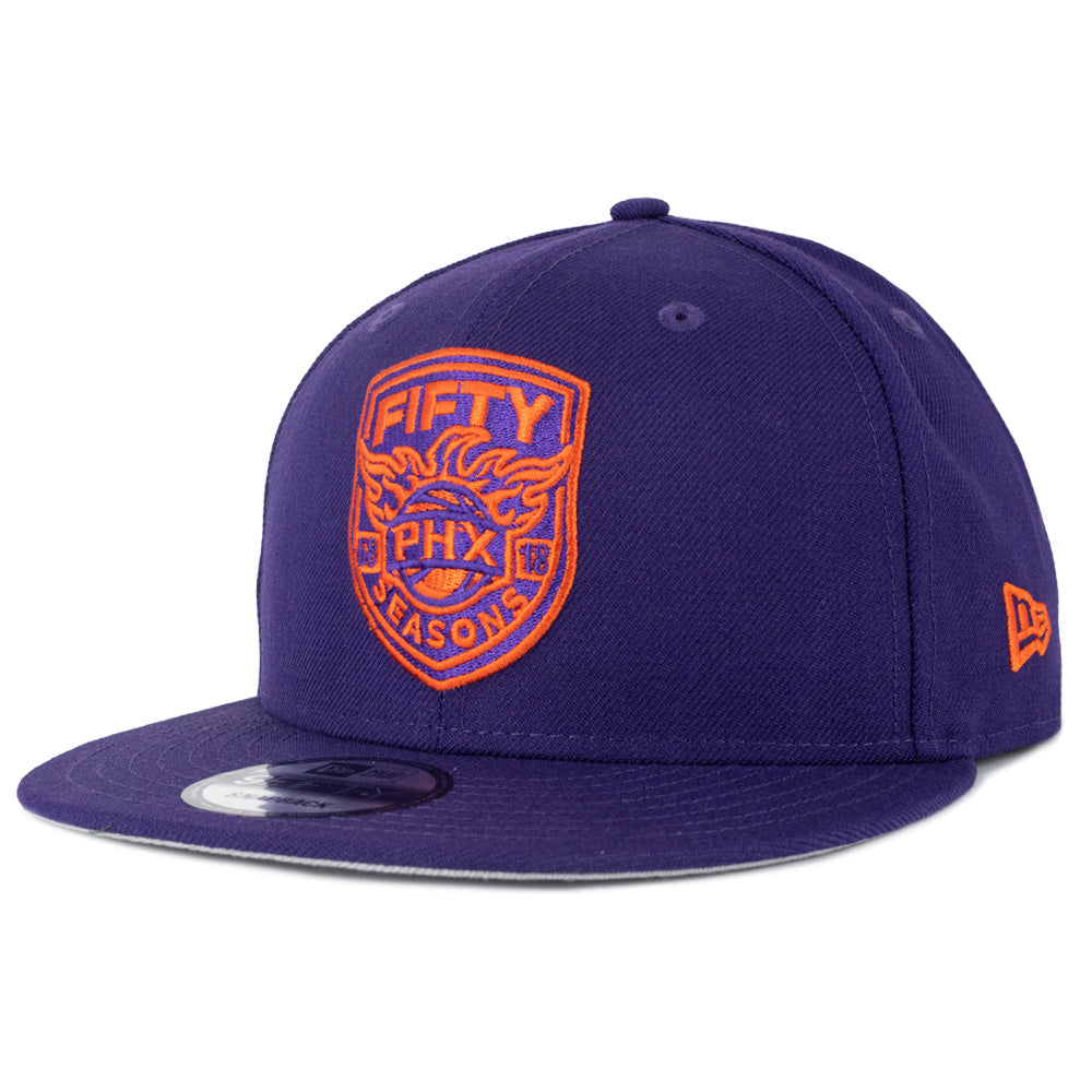 New Era 9FIFTY Phoenix Suns Hardwood Classic Snapback Hat - Purple