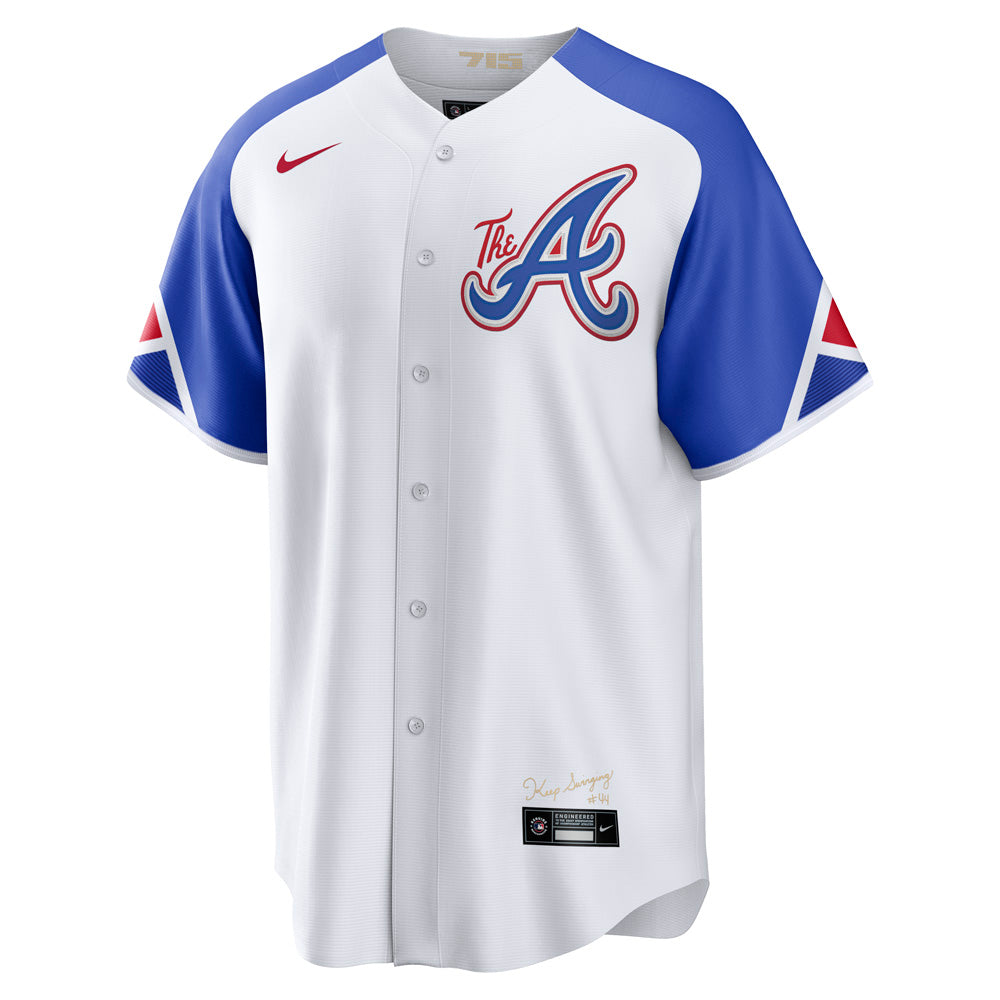 MLB Atlanta Braves Ronald AcuÃ±a Jr. Nike City Connect Replica Jersey