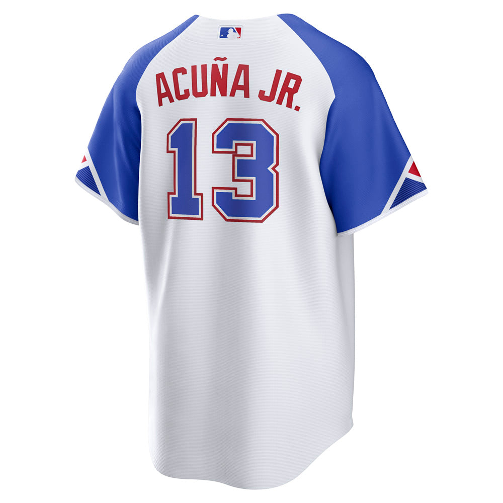 MLB Atlanta Braves Ronald AcuÃ±a Jr. Nike City Connect Replica Jersey