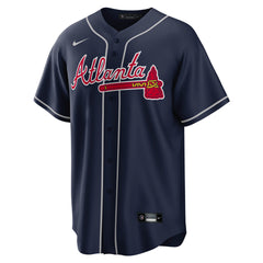 Nike Men's Atlanta Braves Blank Official Replica Home Jersey