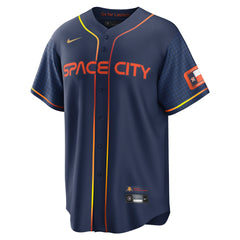 MLB Houston Astros City Connect Men's Replica Baseball Jersey.