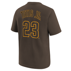 Fernando Tatis Jr. San Diego Padres Nike Youth Name & Number T-Shirt - Black